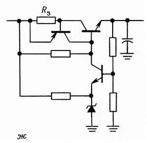 Рис 666 ж стабилизатор с ограничением тока Рис 666 з схема - фото 615