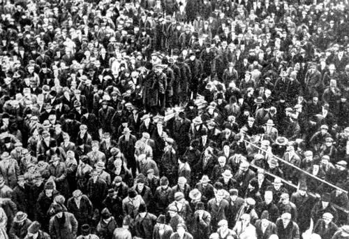 Забастовка рабочих мастерских Гривицы Бухарест Февраль 1933 Комбинат - фото 132