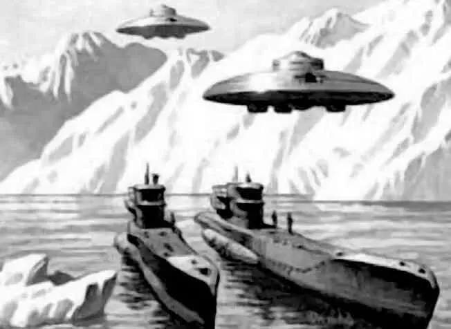 Рисунок которым обычно сопровождают рассказы о немецких летающих тарелках в - фото 92
