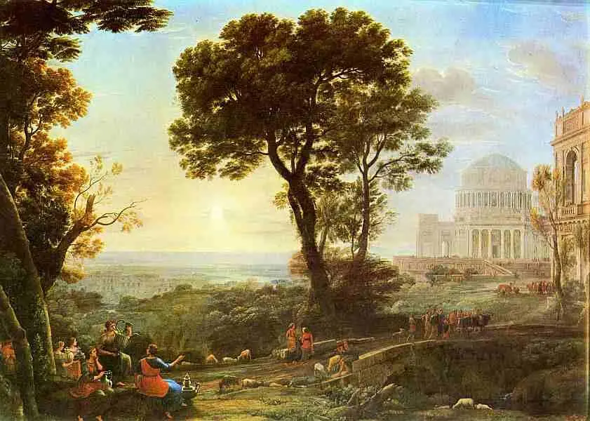 73 Клод Лоррен Храм Аполлона 1650 Наконец мы подошли к картинам про - фото 74