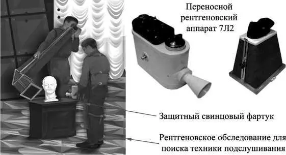 Поиск техники подслушивания с помощью рентгеновской установки из архива Keith - фото 177