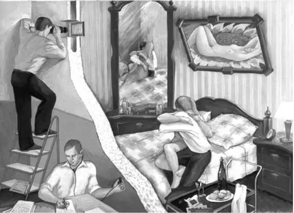 Фотографирование компромата с помощью зеркала из архива Keith Melton Spy - фото 52