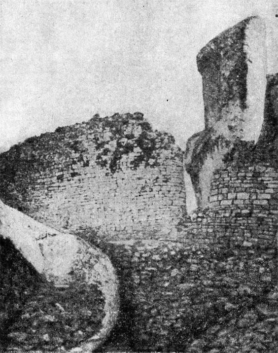 Рис 171 Развалины в Зимбабве В общем стена имела форму полукруга внутри - фото 8