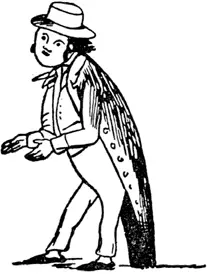 M M was a man Who walked round and round And he wore a long coat That - фото 252
