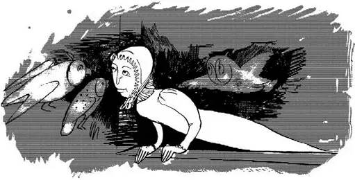 There was a young lady in white Who looked out at the depths of the night - фото 272