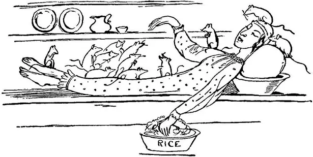 There was a young person of Bantry Who frequently slept in the pantry When - фото 293