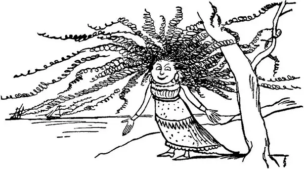 There was a young lady of Firle Whose hair was addicted to curl It curled - фото 297