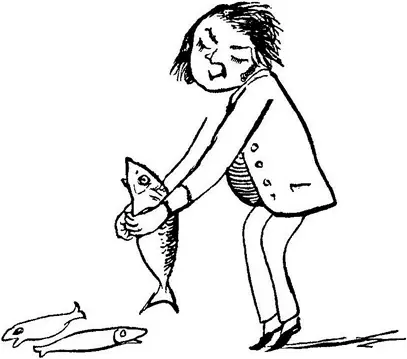 There was an old person of Dundalk Who tried to teach fishes to walk When - фото 325