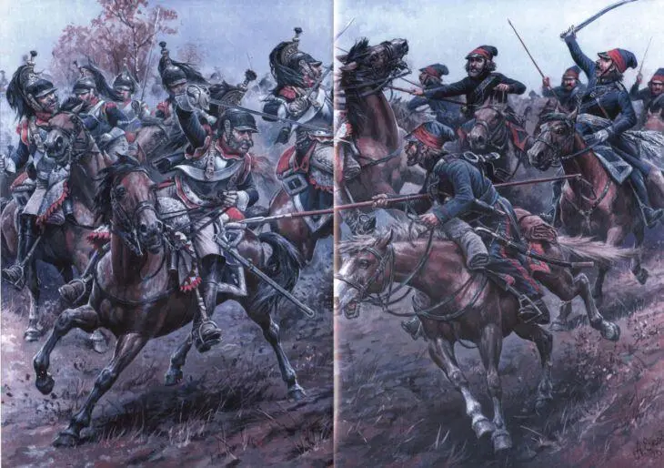 А Ежов Атака Донских казаков против 1го кирасирского полка 18 октября 1812 - фото 63