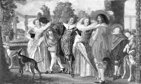 Прогулка в саду 1623 г Художник Дирк Халс Начиная с миннезингеров и кончая - фото 22