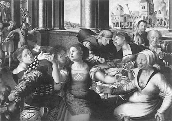 Веселое общество 1540 г Художник Катерина ван Хемессен И те же нравы - фото 27