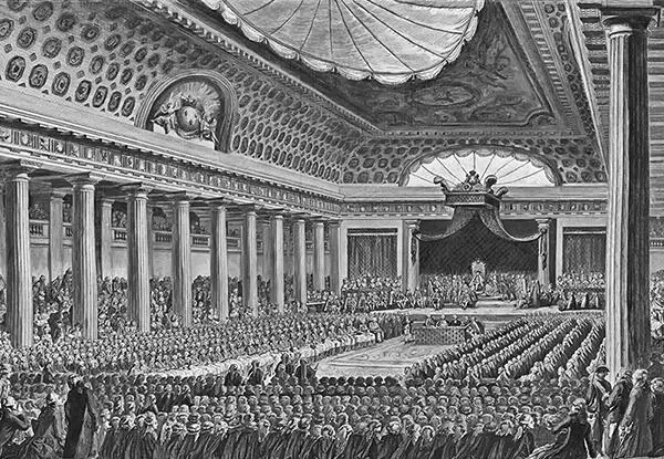 Открытие генеральных штатов в Версале 5 мая 1789 г Гравюра XVIII в Дальше - фото 87