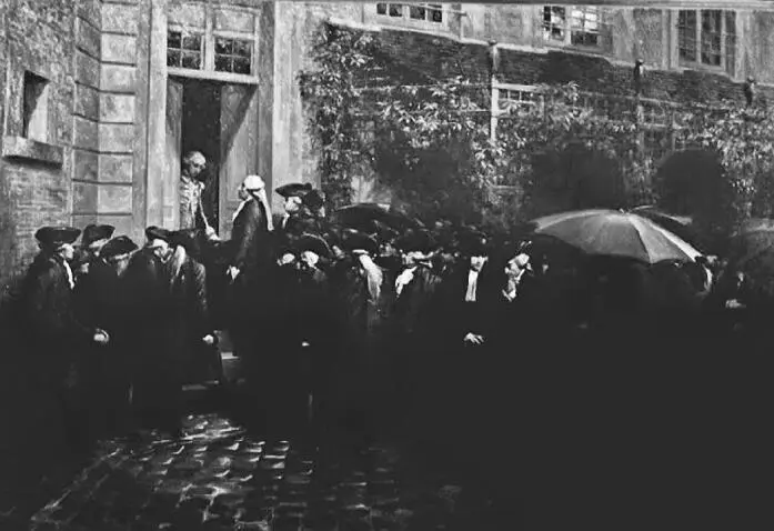Депутаты третьего сословия перед запертыми дверями Люсьен Мелинь 1874 г В - фото 89