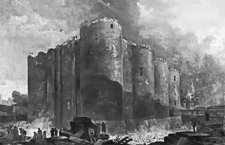 Бастилия в первый день разрушения Робер Юбер 1789 г Музей Карнавале Из - фото 92