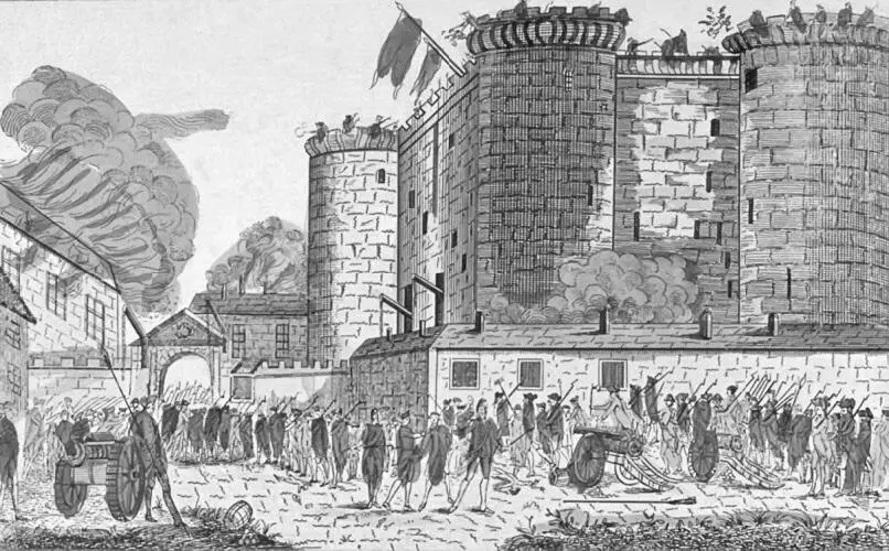 Штурм Бастилии Шарль Тевенен 1793 г Музей Карнавале Ну а король К Людовику - фото 93
