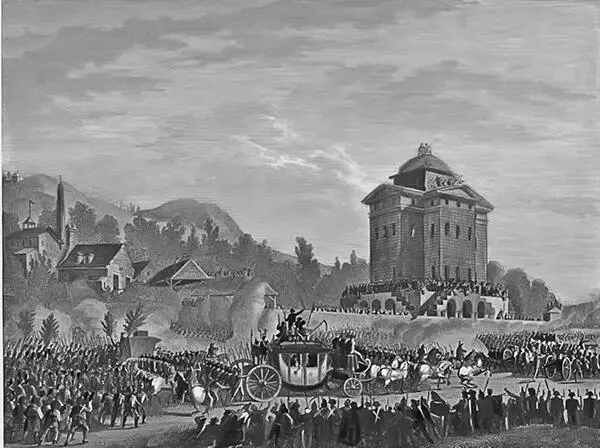 Возвращение из Варена в Париж Гравюра 1 791 г Именно в это время в Тюильри - фото 144