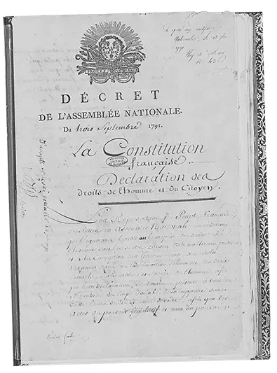 Оригинальный текст Конституции 1791 г Национальный архив Франции Доктор - фото 147