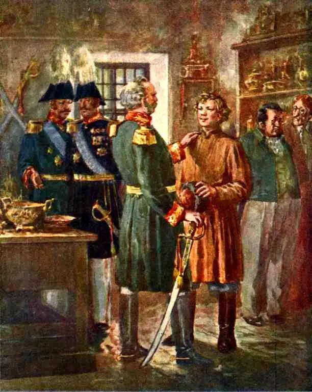 Тут генерал так саблей жикнул что царской свите холодно стало а немцев пот - фото 77
