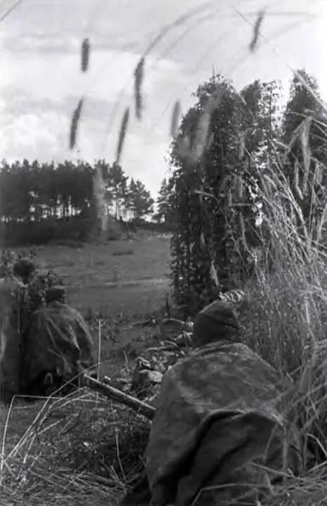 Разведчики на выполнении боевого задания 2й Прибалтийский фронт 1944 год - фото 35