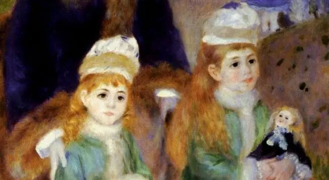 Еще один пример детского портрета две девочки с куклой с картины Женщина с - фото 68