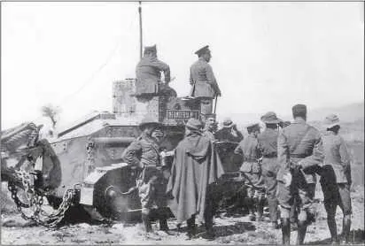 Радиотанк TSF испанское обозначение TSH на учениях 1922 года используется - фото 265