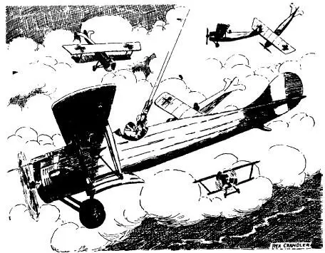 Германские истребители атакуют разведывательные аэропланы Антанты 1917 июнь - фото 191