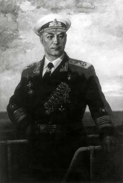 Портрет Адмирала Флота Советского Союза НГ Кузнецова написанный в 2004 году - фото 58
