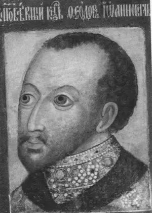 Царь Федор Иванович Парсуна 1630е гг Икона святых Петра и Февронии Конец - фото 13