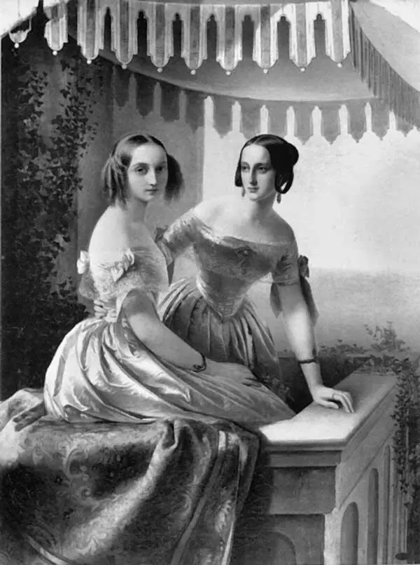 Портрет Великих княжон Марии Николаевны и Ольги Николаевны Художник Тимофей - фото 42