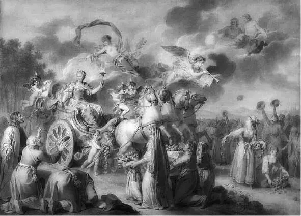 Екатерина II путешествующая в своем государстве в 1787 году Аллегория - фото 6