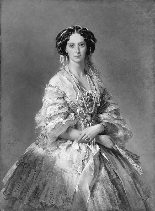 Портрет императрицы Марии Александровны Художник Франц Винтерхальтер 1857 - фото 19