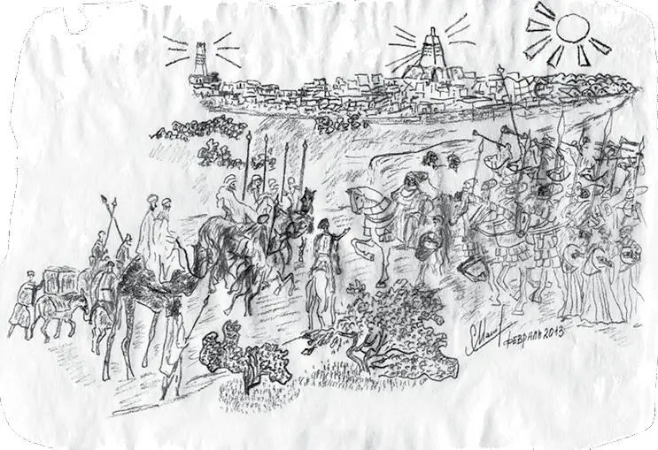 Армия халифа подходит к городу Тимбукту За годы работы в городе Мема - фото 8