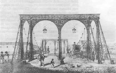 Пантелеймоновский мост Литография 1820х годов Но качка моста была его - фото 72
