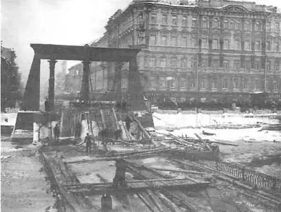 Разборка рухнувшего Египетского моста Фото 1905 года Жалкую картину - фото 73
