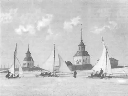 Рождественские буерные гонки 1911 года Участники соревнований по - фото 115