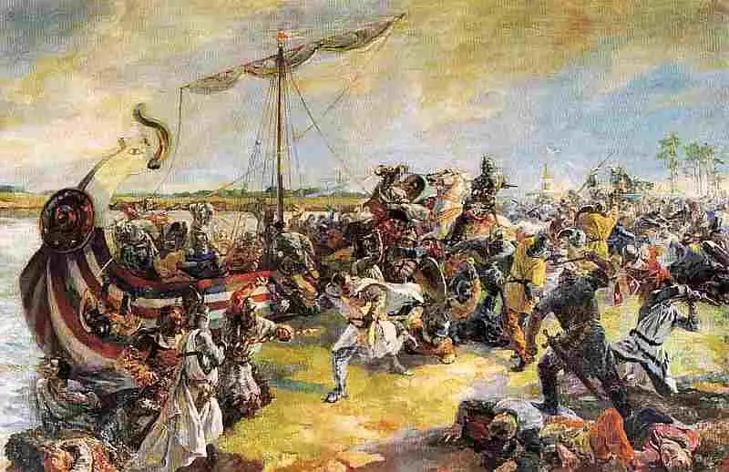Ю ТрузеСерова Невская битва 15 июля 1240 года Велика была радость - фото 228