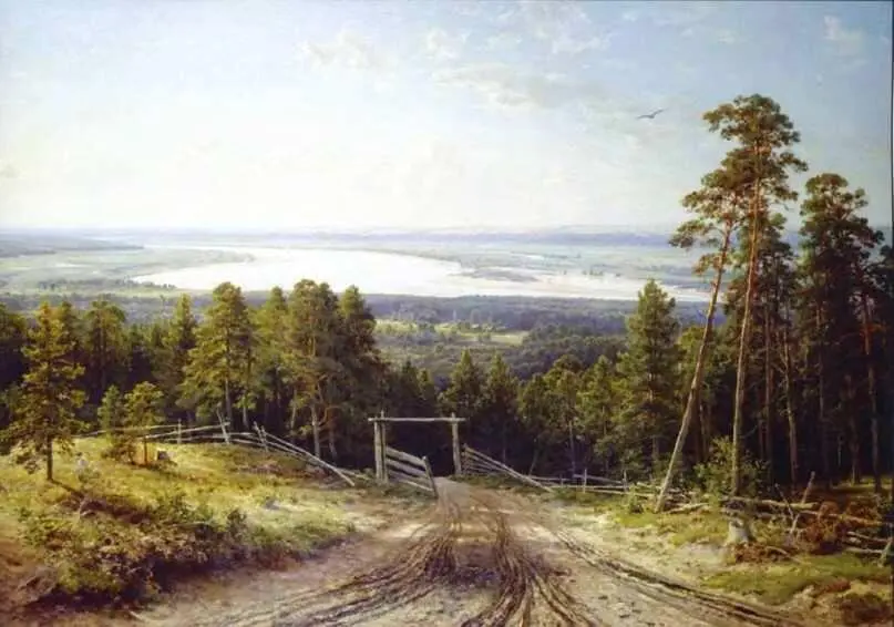 Кама близ Елабуги 1895 Написанная под живыми впечатлениями и эмоциями - фото 48