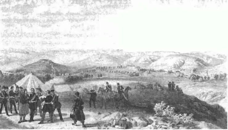 Позиции сардинских войск в Крыму 1855 г Согласимся с мнением ОстенСакена - фото 80