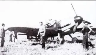 Другая фотография Трюбенбаха в центре на фоне своего Bf 109F4 и внизу эта - фото 161
