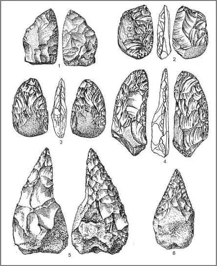 Рис 22 Каменные орудия характерные для микока Их делали только - фото 27