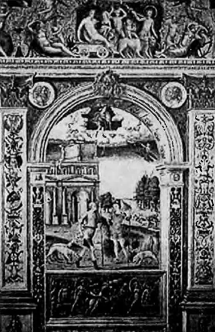 Рис 071 Созвездие Водолея в Зале Зодиака Фальконетто Palazzo dAгсо - фото 75
