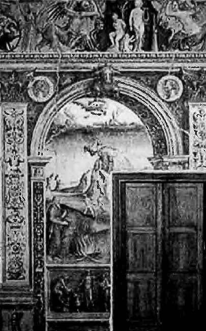 Рис 074 Созвездие Рыб в Зале Зодиака Фальконетто Palazzo dAгсо Mantova - фото 78