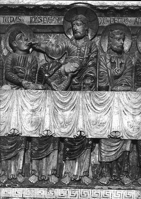 Рис 111 Апостол Иоанн возлежит на груди Христа Слева апостол Иуда Справа - фото 100