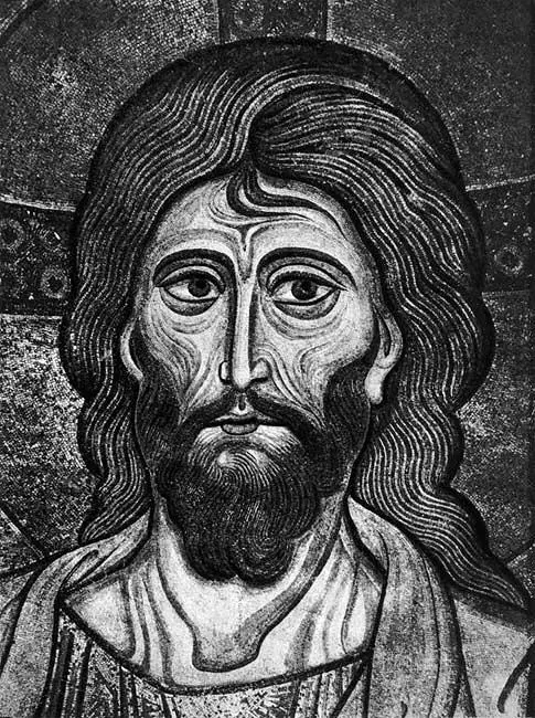 Рис 127 Пантократор Мозаика в конхе апсиды собора в Чефалу У Христа - фото 116