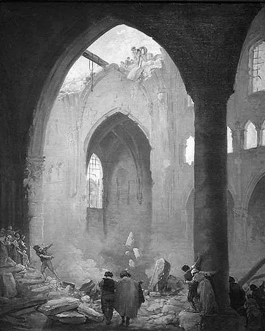 Рис 196 Разрушение церкви Гюбер Робер Около 1785 года Взято из 21 с - фото 185