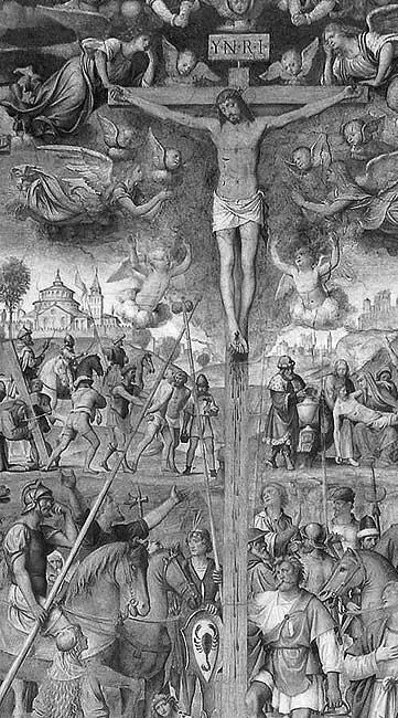 Рис 49 Римский солдат подносит Христу губку с уксусом на шесте Фрагмент - фото 277