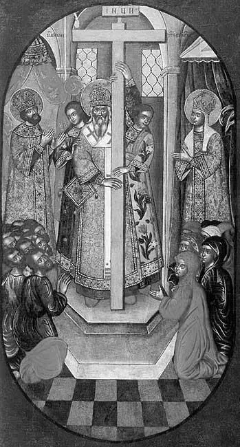 Рис 423 Надпись IНЦИ Иисус Назорей Царь Иудейский на русской иконе 1690 - фото 291