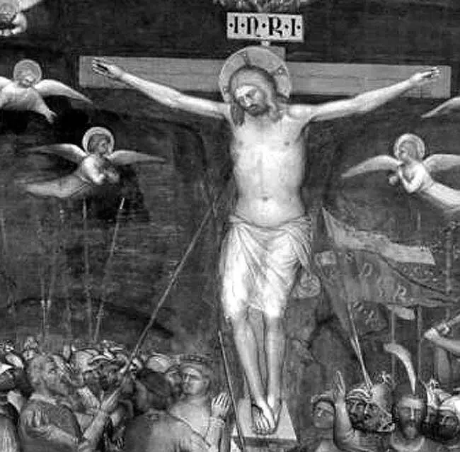 Рис 515 Воин наносит Христу удар копьем в бок Фреска Джусто де Менабуои - фото 321
