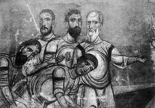 Рис 62 Апостолы из сцены Чудесный улов рыбы Фреска собора - фото 361