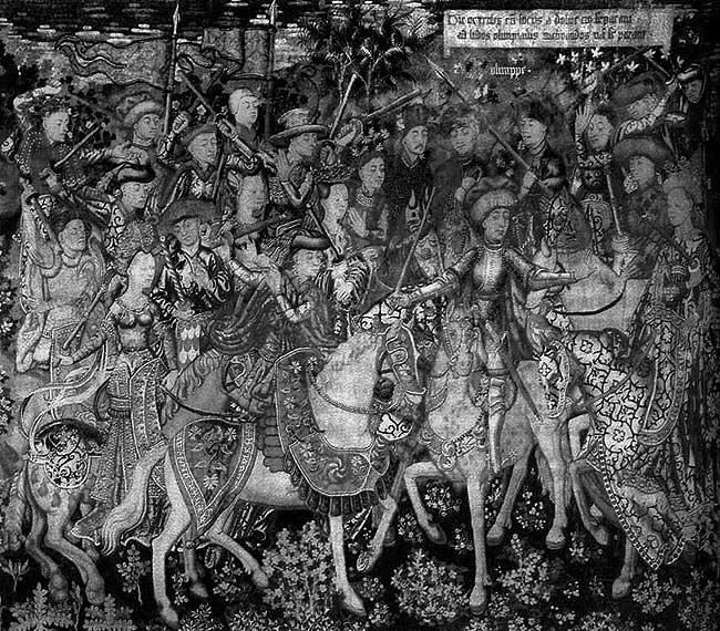Рис 79 Франкобургундская шпалера якобы XV века Геракл учреждает - фото 382